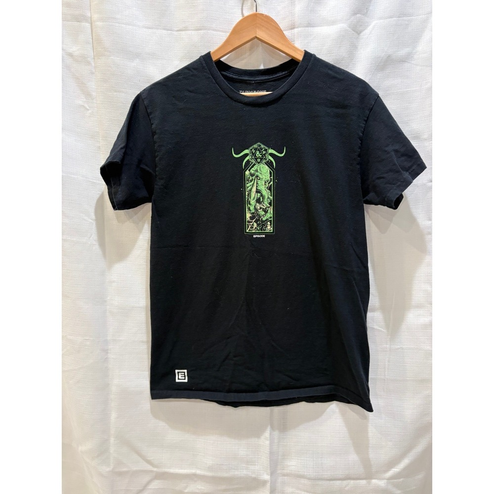 Black Graphic Tee Dungeons and Dragons Cthulhu Monster‎ Episode Med Brand